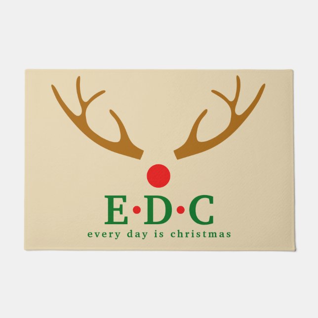 Felpudo Todos los días es Navidad (Anverso)
