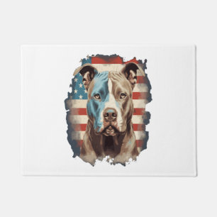 Felpudo TODOS LOS PERROS AMERICANOS que aman el pozo bull 