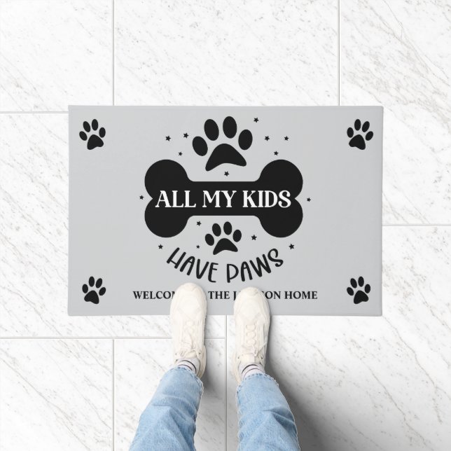 Felpudo Todos mis hijos tienen patas (Interior)