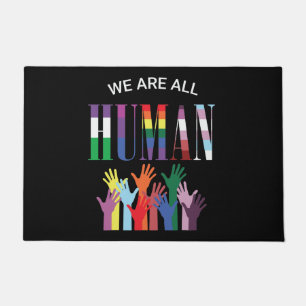 Felpudo Todos Somos Manos Coloridas Humanas