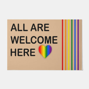Felpudo Todos Son Bienvenidos Aquí Doormat/ Front Doormat