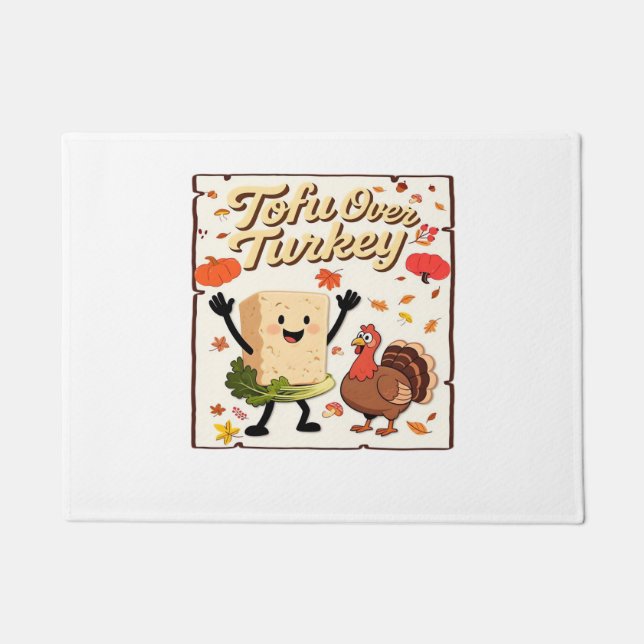 Felpudo Tofu Over Turkey Classic T-Shirt (Anverso)