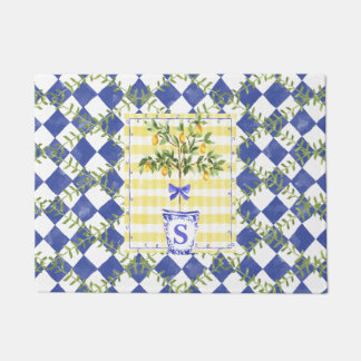 Felpudo Topiary Diamond Lemon Harlequin