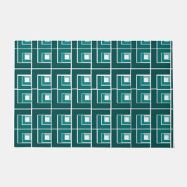 Felpudo Topsy Turvy verde azulado