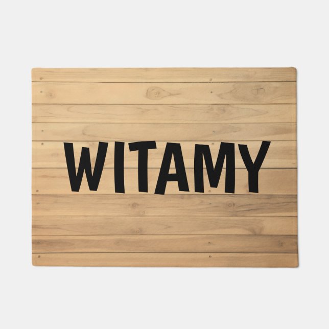 Felpudo Tormenta clásica. (Anverso)