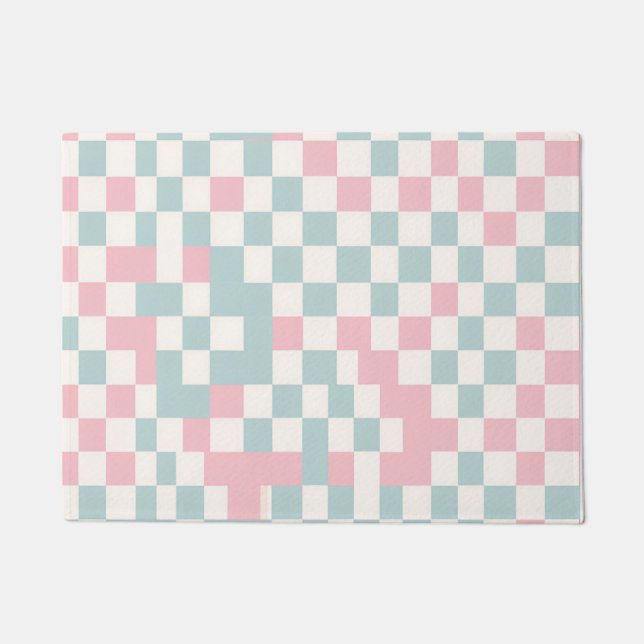 Felpudo Tornillo de búfalo de algodón revestido de pasto p (Anverso)