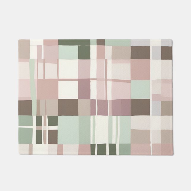 Felpudo Tornillo de búfalo de algodón revestido de pasto p (Anverso)