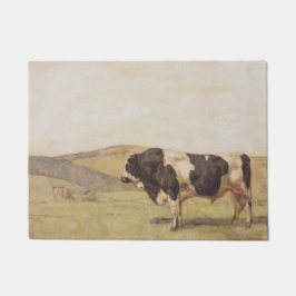 Felpudo Toro en un paisaje suizo (por Ferdinand Hodler)