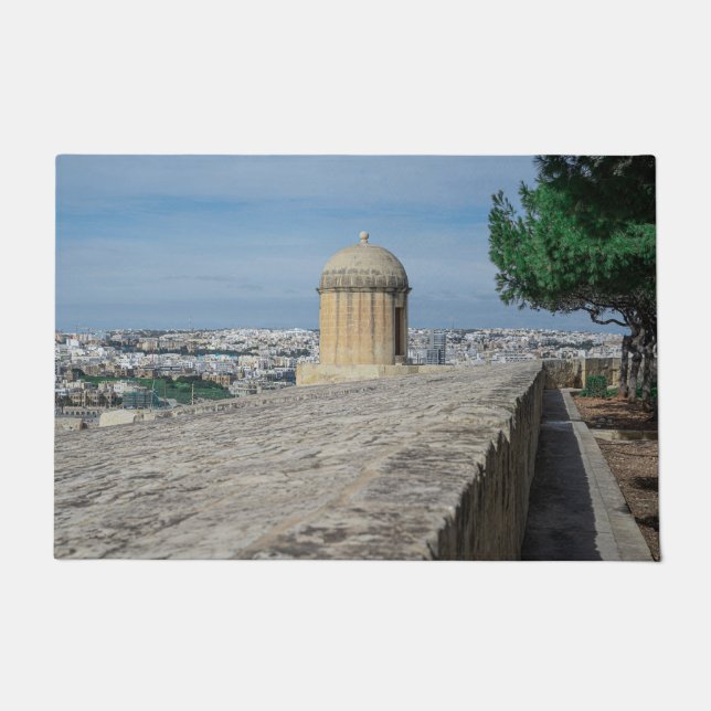 Felpudo Torrecilla de pistolas en las antiguas murallas de (Anverso)