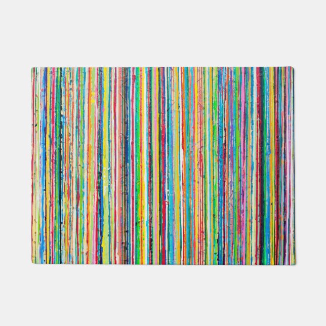 Felpudo Torrente de arco iris (Anverso)