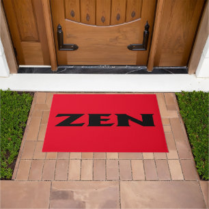 Felpudo Torrente rojo negro zen