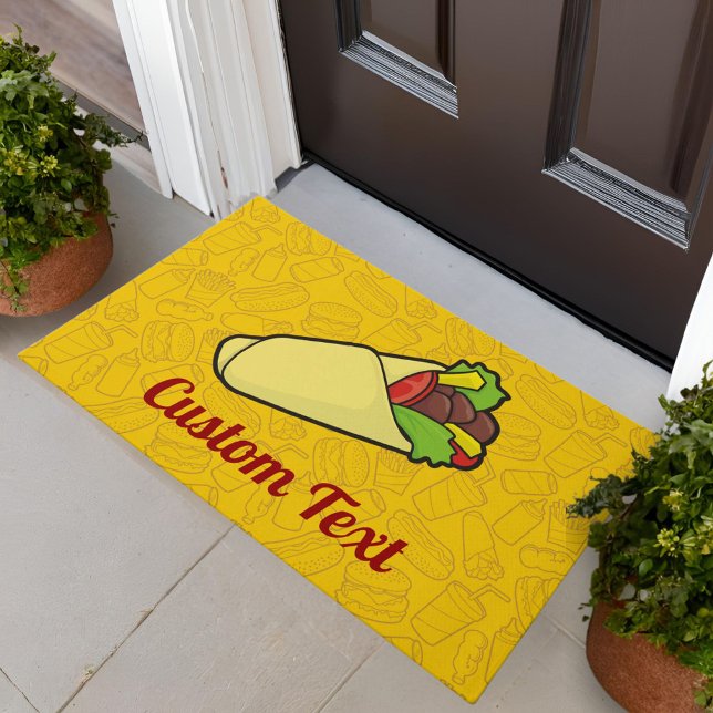 Felpudo Tortilla Sandwich Wrap Doormat (Subido por el creador)