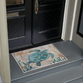 Felpudo Tortuga Doormat, Doormat de bienvenida
