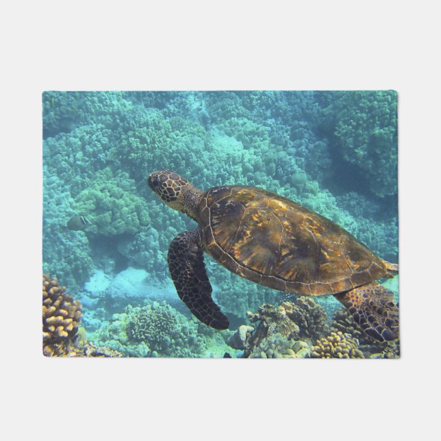 Felpudo tortuga en el mar (Anverso)