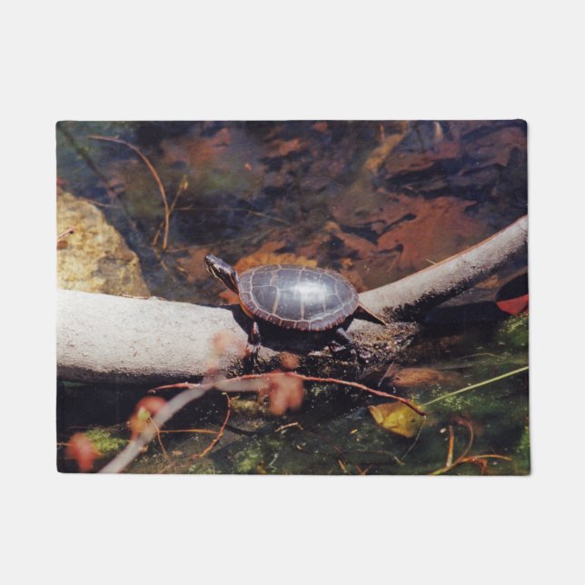 Felpudo Tortuga feliz (Anverso)