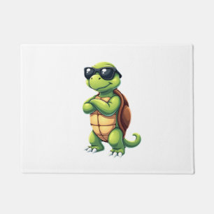 Felpudo Tortuga Marina Dabbing Amante de los Animales Salv
