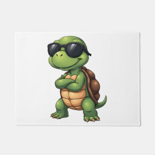 Felpudo Tortuga Marina Dabbing Amante de los Animales Salv