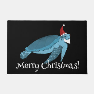 Felpudo Tortuga marina de los navidades