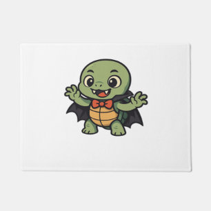 Felpudo Tortuga marina Halloween Fantasma Sombrero de Bruj