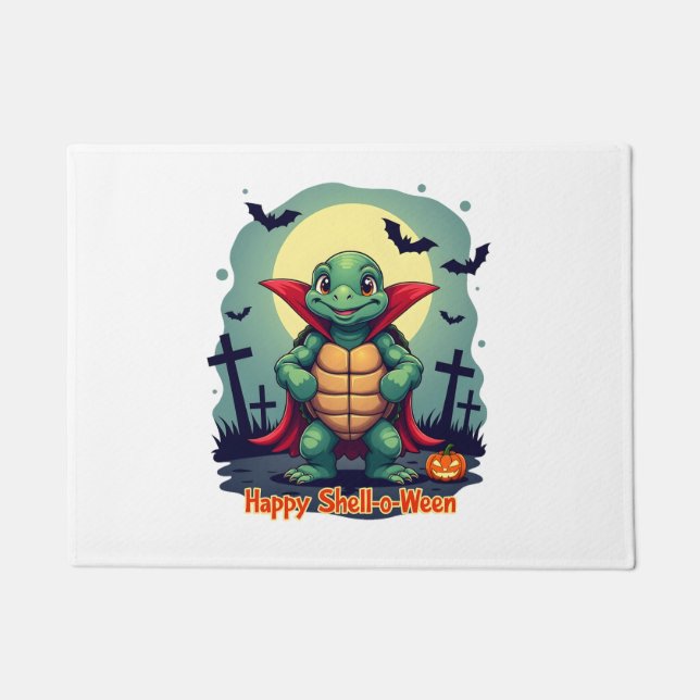 Felpudo Tortuga Shell-o-Ween (Anverso)