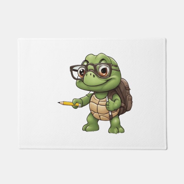 Felpudo Tortuga vuelve a la escuela (Anverso)