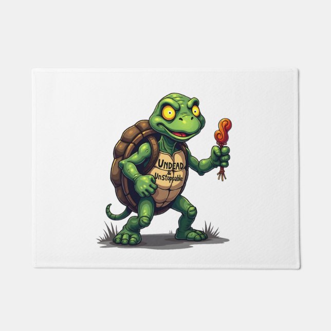 Felpudo Tortuga zombie (Anverso)