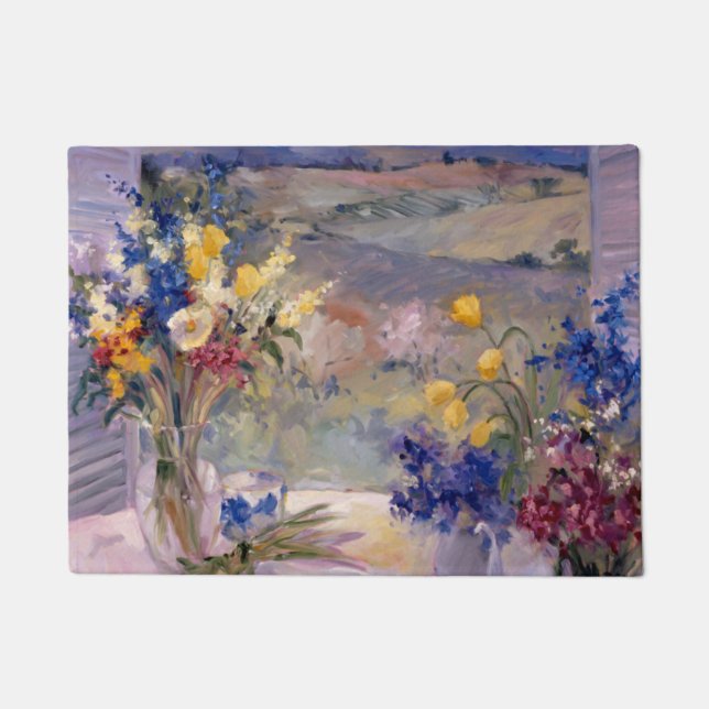 Felpudo Toscana floral (Anverso)
