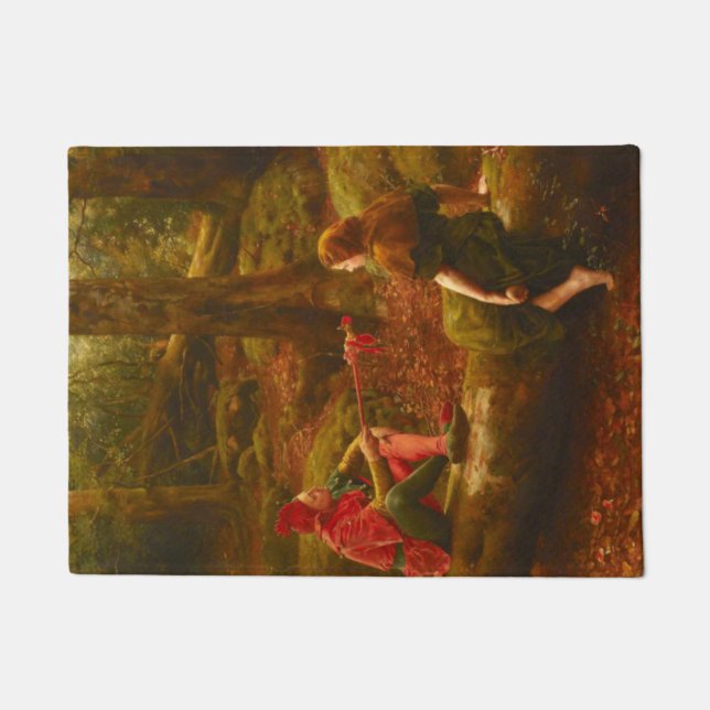 Felpudo Touchstone y Audrey (En el bosque de Arden) (Anverso)
