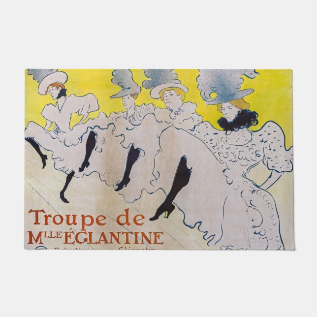 Felpudo Toulouse-Lautrec - Troupe de Mlle Eglantine (Anverso)