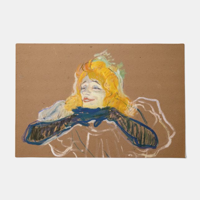 Felpudo Toulouse-Lautrec - Yvette Guilbert Singing (Anverso)