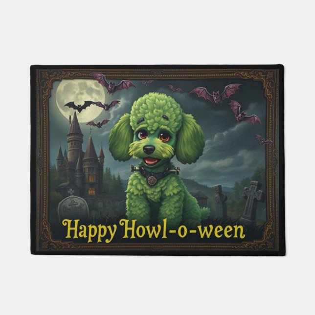 Felpudo Toy Poodlestein Happy Howl-o-ween (Anverso)