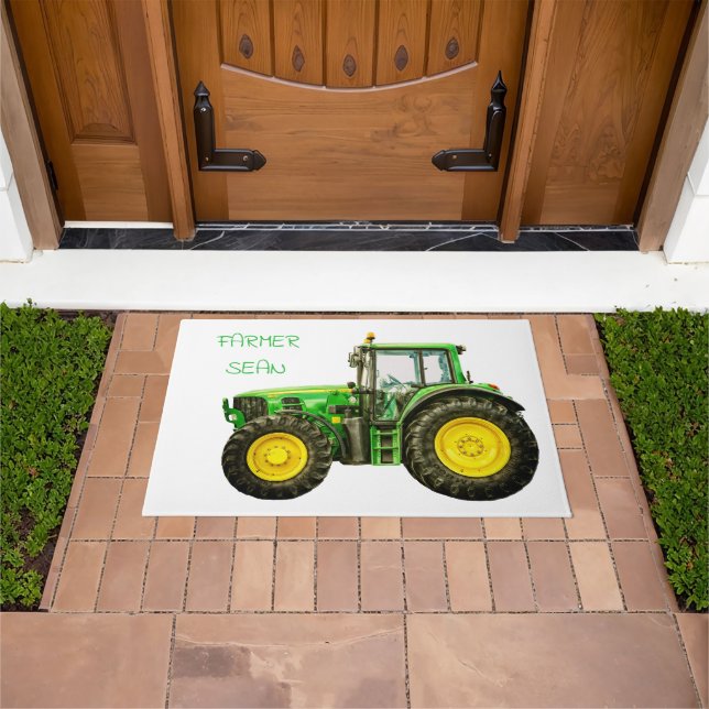 Felpudo Tractor John Deere para agricultores (Exterior)