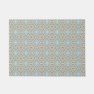 Felpudo Tradit africano retro tribal mexicano abstracto