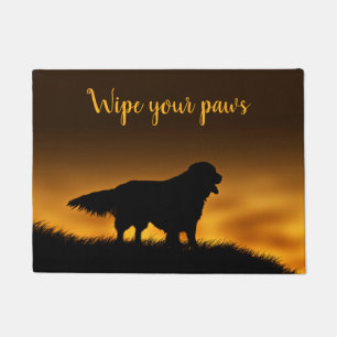 Felpudo Trapo del golden retriever sus patas