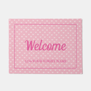 Felpudo Trato de bienvenida en una calle personalizado de 