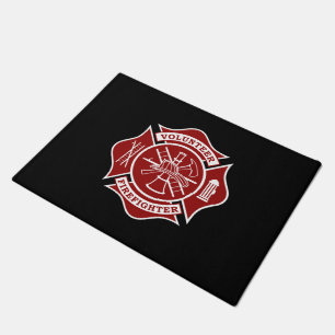 Felpudo Travesaño de bomberos voluntarios - 18"x24"