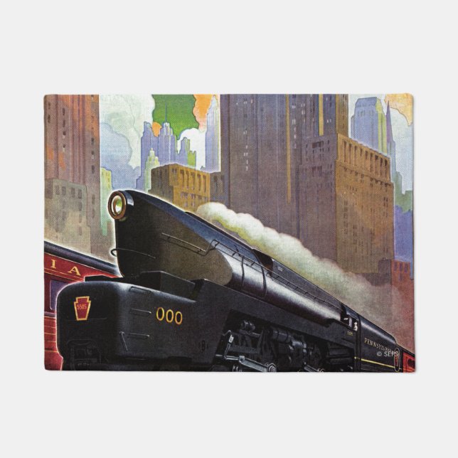 Felpudo Tren de Pensilvania por desconocido (Anverso)