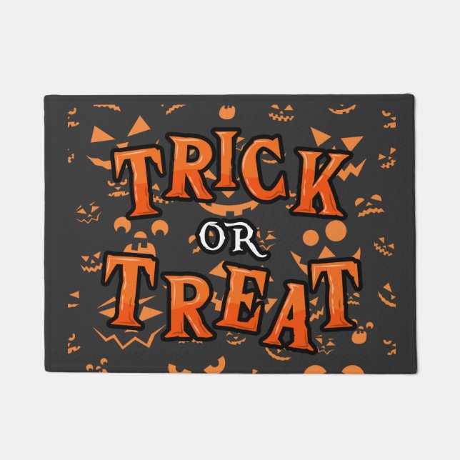 Felpudo Trick o Treat Halloween Doormats (Anverso)