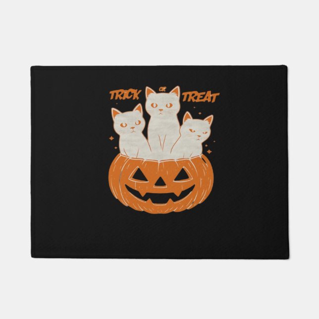 Felpudo Trick o Tret cats Classic T-Shirt (Anverso)