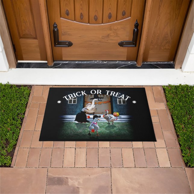 Felpudo Trick-or-Treat Ducks Halloween (Exterior)