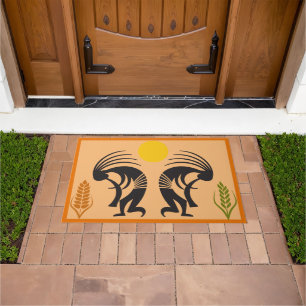 Felpudo Trigo Springtime Kokopelli Doormat