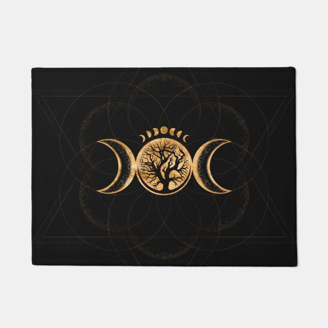 Felpudo Triple Moon - Tree of life Ornament (Anverso)