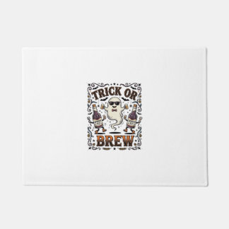 Felpudo Truco de poción de Halloween o cerveza vintage gra