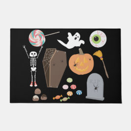 Felpudo Truco o truco de Halloween