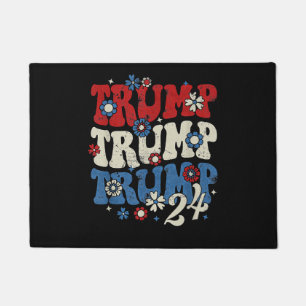 Felpudo Trump Trump Trump 2024 Retro 