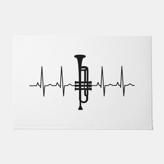 Felpudo Trumpet Heartbeat (Anverso)