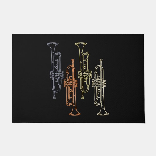 Felpudo Trumpets Vintage (Anverso)