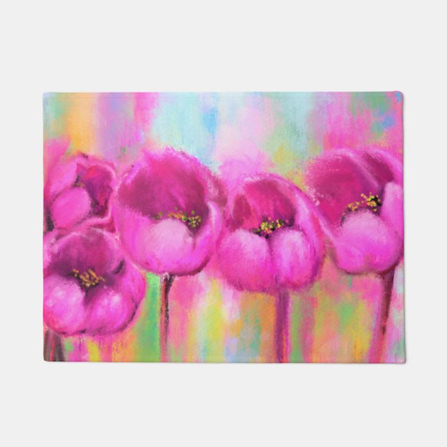 Felpudo Tulip Doormat púrpura (Anverso)