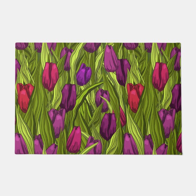 Felpudo Tulipanes (Anverso)
