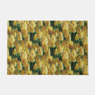 Felpudo Tulipanes amarillos brillantes